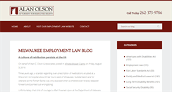 Desktop Screenshot of milwaukeeemploymentlawattorneys.com