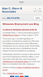 Mobile Screenshot of milwaukeeemploymentlawattorneys.com